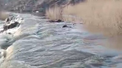 В Костанайской области из-за паводка размыло дорогу