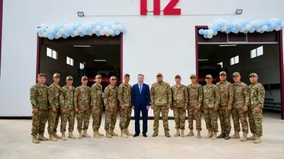 Новое пожарное депо открыли в Атырауской области