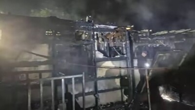 В Алматинской области сгорел дом, где жила семья 16-летнего погибшего Шерзата