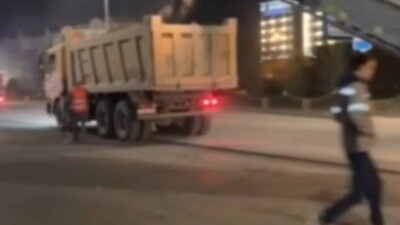 Ералы Тугжанов ночью проверил качество ремонта дорог в Актобе