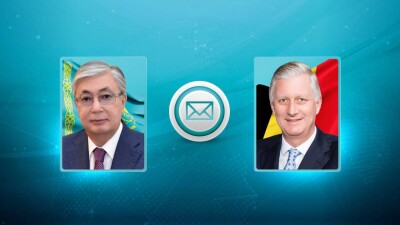 Президент Казахстана поздравил короля Бельгии с национальным днём