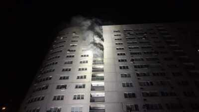 В ДЧС Алматы рассказали подробности о ночном пожаре в ЖК "Алтын Булак-2"
