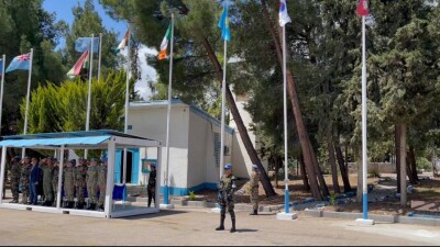 Государственный флаг Казахстана подняли на Голанских высотах