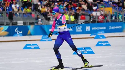 Паралимпиада в Италии: казахстанец Александр Герлиц финишировал 11-м в биатлонном спринте на 7,5 км