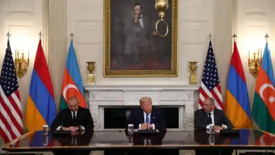Армения и Азербайджан в Белом доме подписали соглашение о прекращении боевых действий