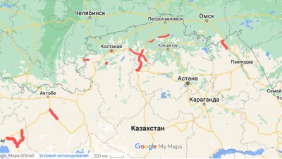 На 17 участках автодорог Казахстана действуют ограничения  из-за паводка