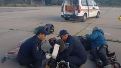 Шестерых альпинистов спасли в горах Заилийского Алатау после камнепада