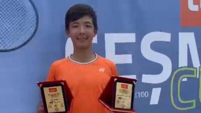 Теннисист Зангар Нурланулы выиграл третий трофей ITF Juniors в одиночном разряде