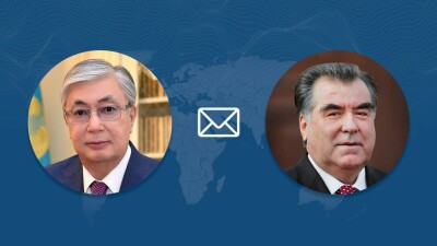 Токаев поздравил президента и народ Таджикистана с Днём независимости
