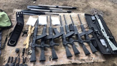 Восемь стволов "Сайги" нашли полицейские в сарае жителя Алматы