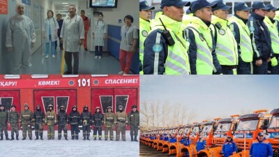 Президент выразил благодарность казахстанцам, работавшим в новогоднюю ночь