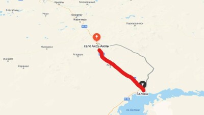 Движение ограничили на участке траccы в Карагандинской области