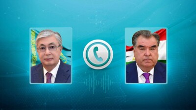 Токаев поздравил с днём рождения президента Таджикистана