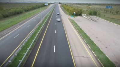 В Акмолинской области завершили ремонт участка трассы Кокшетау – Омск