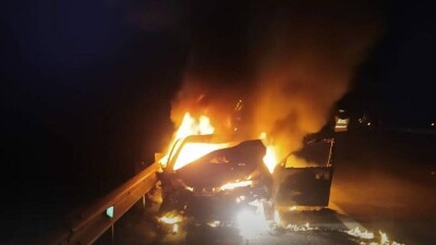 Двое взрослых и двое детей погибли после ДТП в сгоревшем автомобиле в Акмолинской области