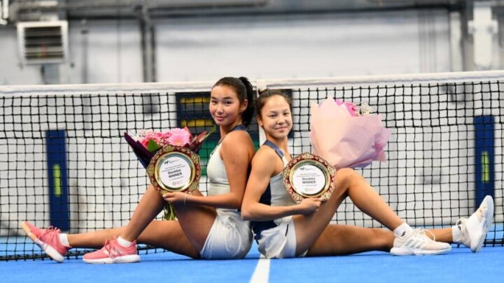 Казахстанские теннисистки выиграли турнир ITF Juniors J3 Kazzinc Open