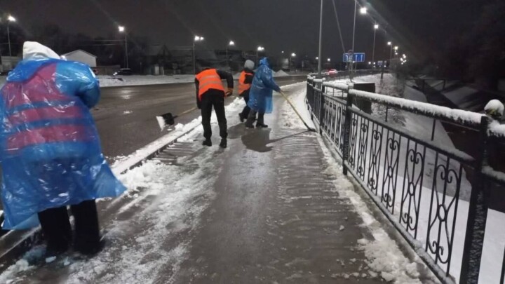 В Алматы выпало 10 см снега, на Шымбулаке – до 40 см