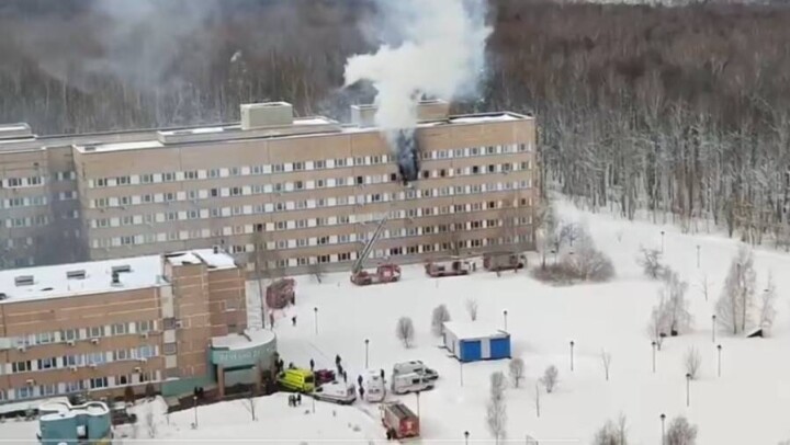 В Москве произошёл пожар в Центральной клинической больнице