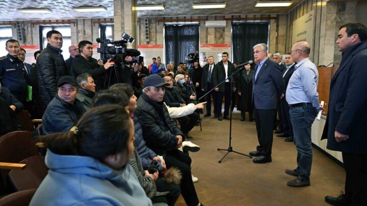 Токаев на шахте имени Костенко: Окажем всемерную помощь пострадавшим семьям