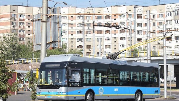 В Алматы три троллейбусных маршрута приостановят движение 14 ноября