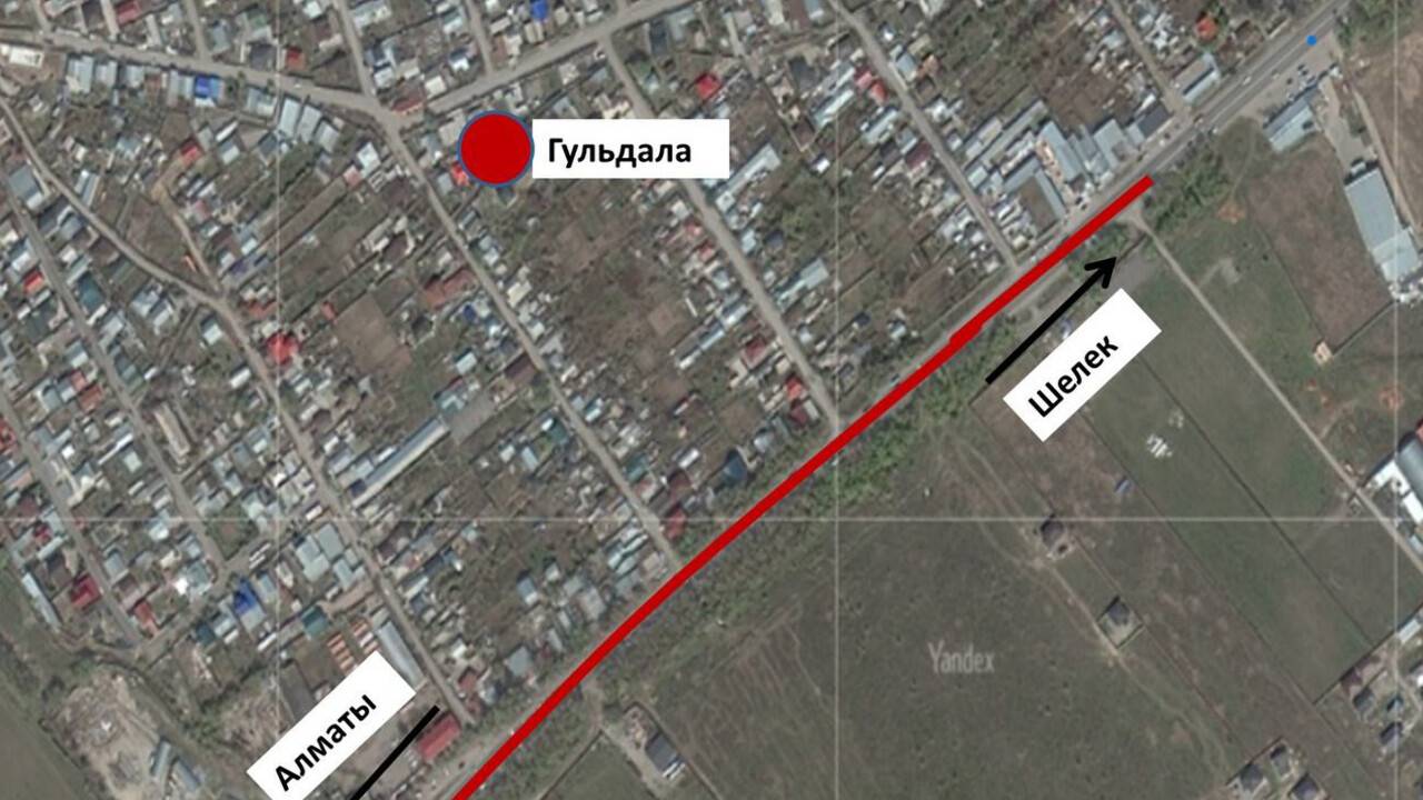 Движение временно ограничат на участке Кульджинского тракта под Алматы