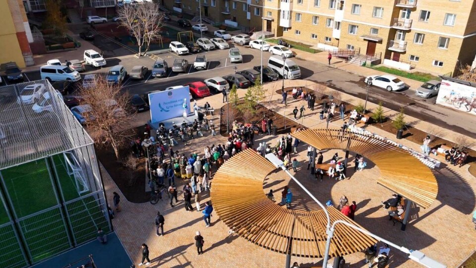 Новое общественное пространство открыли в Астане на месте ветхих зданий