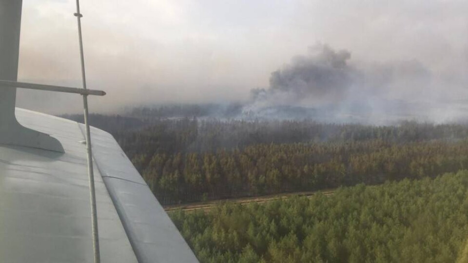 Пожар в Костанайской области перекинулся на посёлок Озёрный, горят около 50 домов