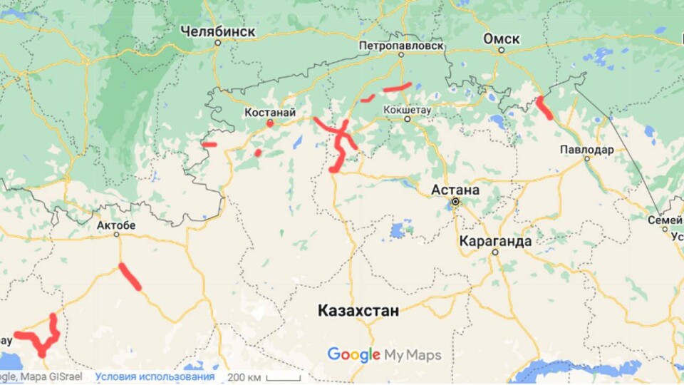 На 17 участках автодорог Казахстана действуют ограничения  из-за паводка