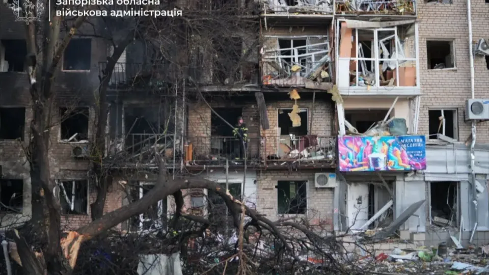 Последствия российского удара по Запорожью / Фото городской военной администрации