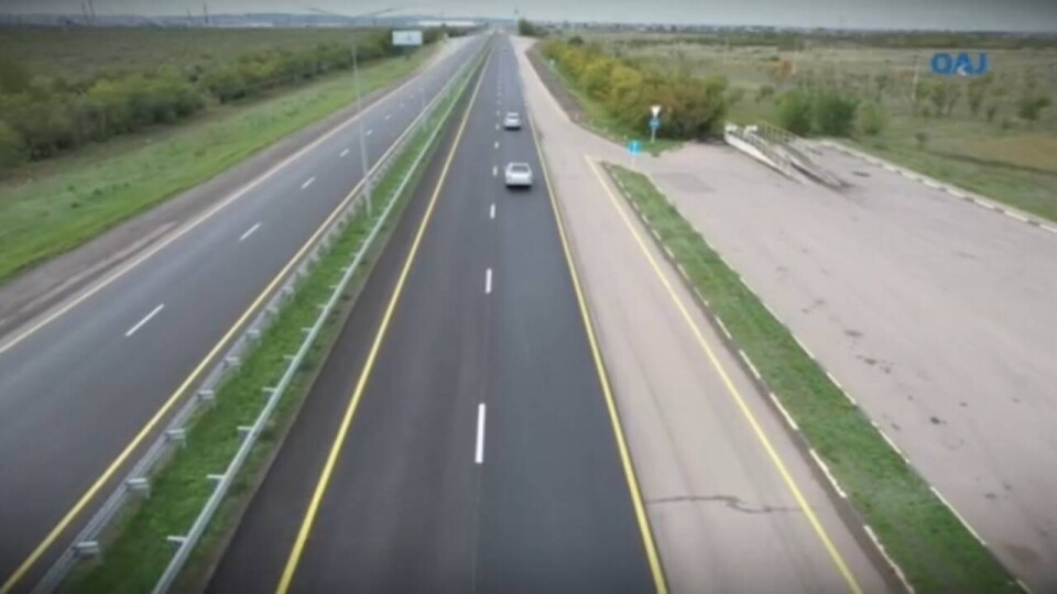 В Акмолинской области завершили ремонт участка трассы Кокшетау – Омск