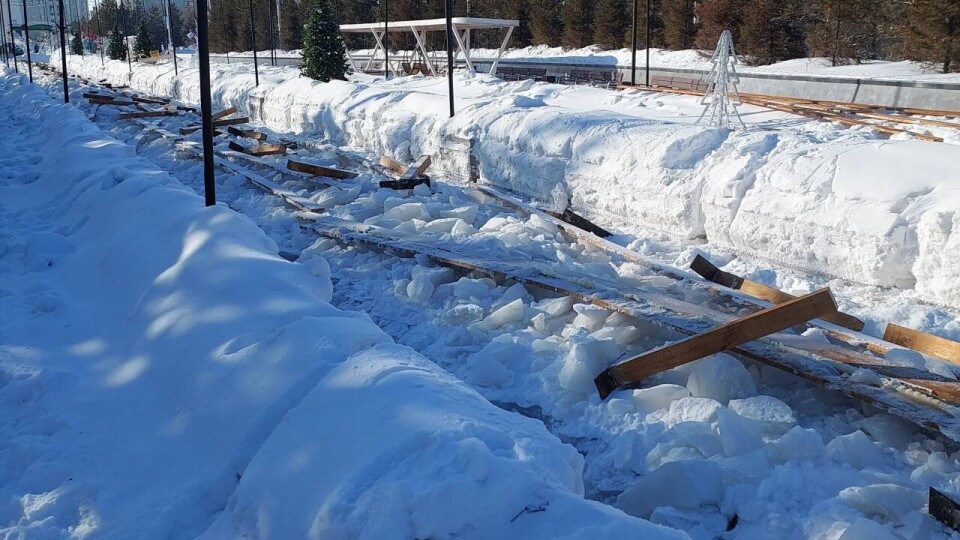Почему демонтировали линейный каток в центральном парке Астаны