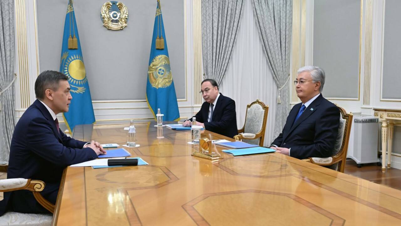 Токаев принял нового генсека ШОС