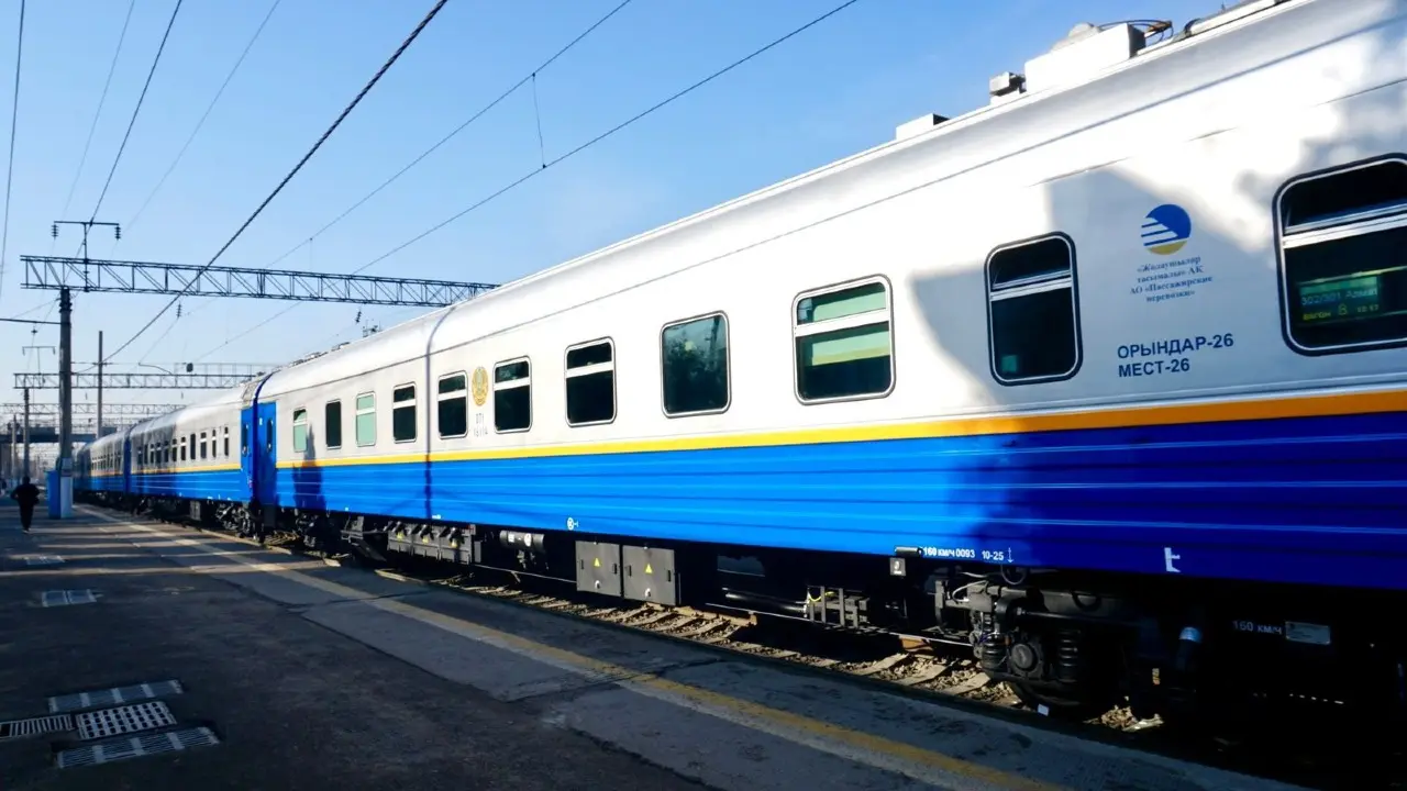 Новые вагоны запустили на маршруте Алматы – Новосибирск