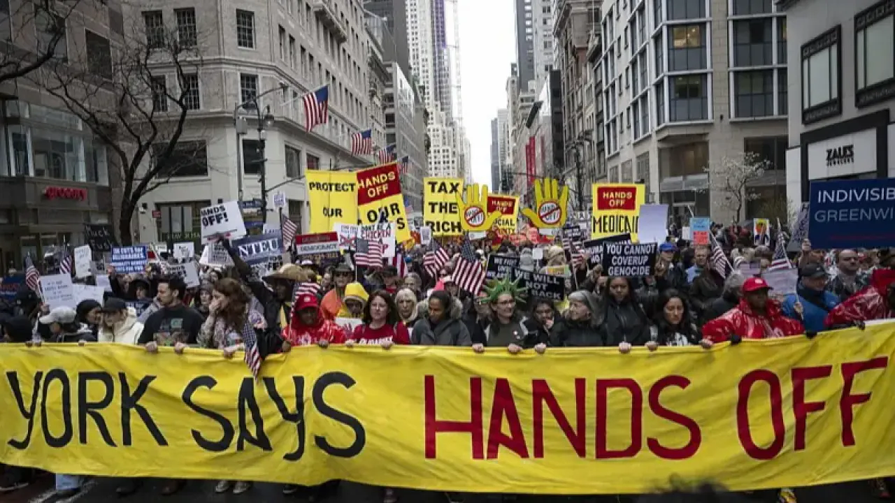 Протестующие против политики Трампа в Нью-Йорке / Фото Anadolu