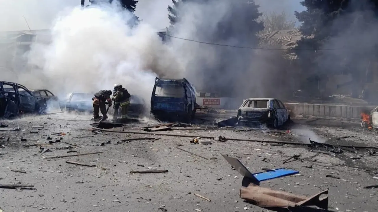 Последствия российского удара в Дружковке Донецкой области / Фото УНИАН