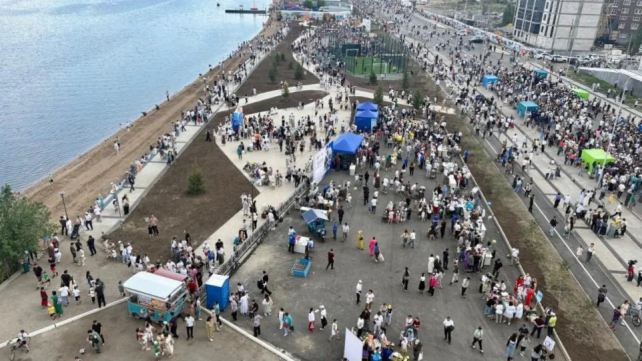 В Кокшетау открыли набережную озера Копа