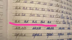 Задание со словом "умри" обнаружили в прописях для первоклассников