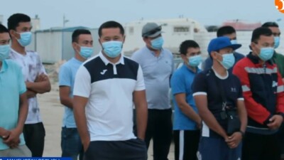 В Мангистау продолжается забастовка рабочих, обслуживающих крупные нефтяные компании