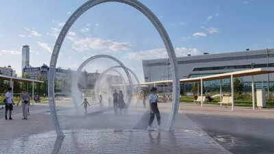 Новые фонтаны открыли в Нур-Султане