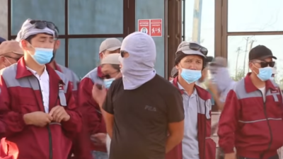 В Жанаозене шестой день продолжается забастовка рабочих