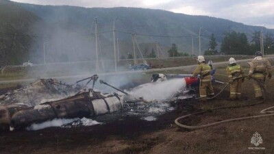 На Алтае разбился вертолёт. Четыре человека погибли