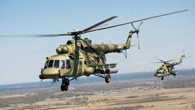 Минобороны объяснило, откуда взялись военные вертолёты в небе над Шымкентом