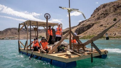 Завершился сплав "Трэш-флот" на реке Или: собранный мусор не смогли подсчитать – его оказалось слишком много