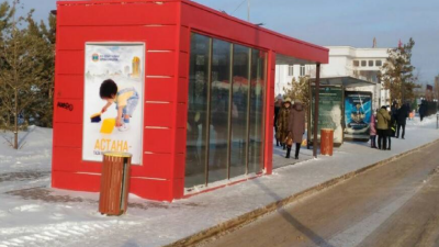 Ещё десять тёплых остановок установили в Астане