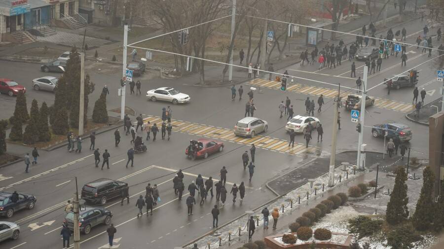 Алматы, начало января / Фото Informburo.kz