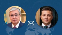 Қасым-Жомарт Тоқаев Украина президентіне құттықтау жеделхатын жолдады