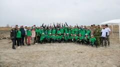 Алматы облысында оқушылар Қызыл кітапқа енген 2 мың Соғды ерені көшетін отырғызды