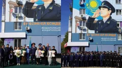 Өскеменде қызмет барысында қаза тапқан полицейлерге арналған мурал ашылды  