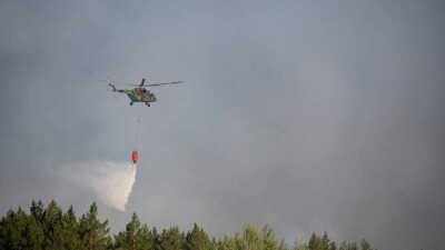 Экология министрлігі ормандағы өрт туралы: Қатты түтін ұшқыштардың жұмысын қиындатуда