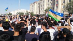 В Каракалпакстане митингуют против поправок в Конституцию Узбекистана